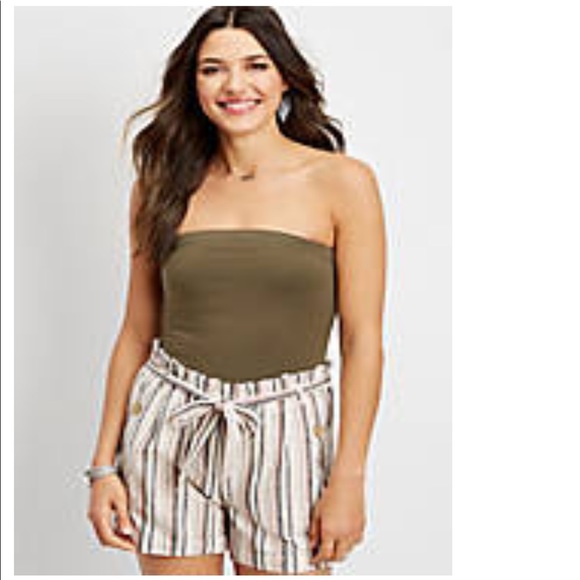 Like New Maurices Olive Tube Top